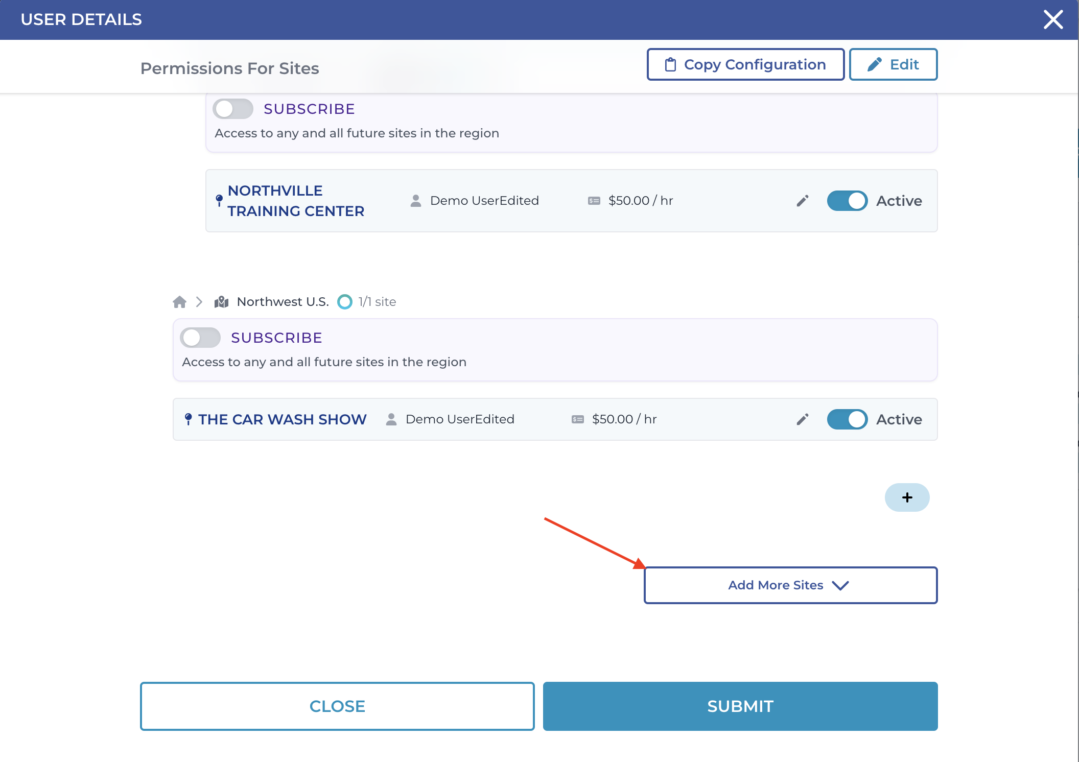 User Access - Add More Sites button.png